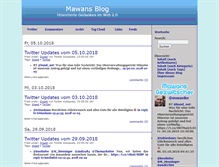 Tablet Screenshot of blog.mawan.de
